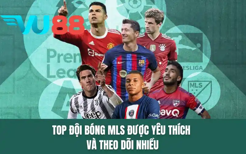 Top đội bóng MLS được yêu thích và theo dõi nhiều